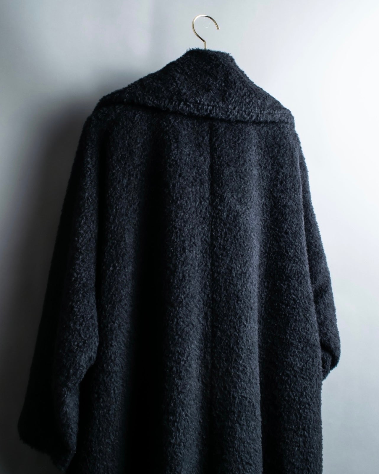 "Y's for living" Alpaca big collar airy coat