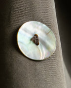 Vintage long collar raglan spring trench jacket