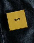 "FENDI" Bugs series iconic gold ring
