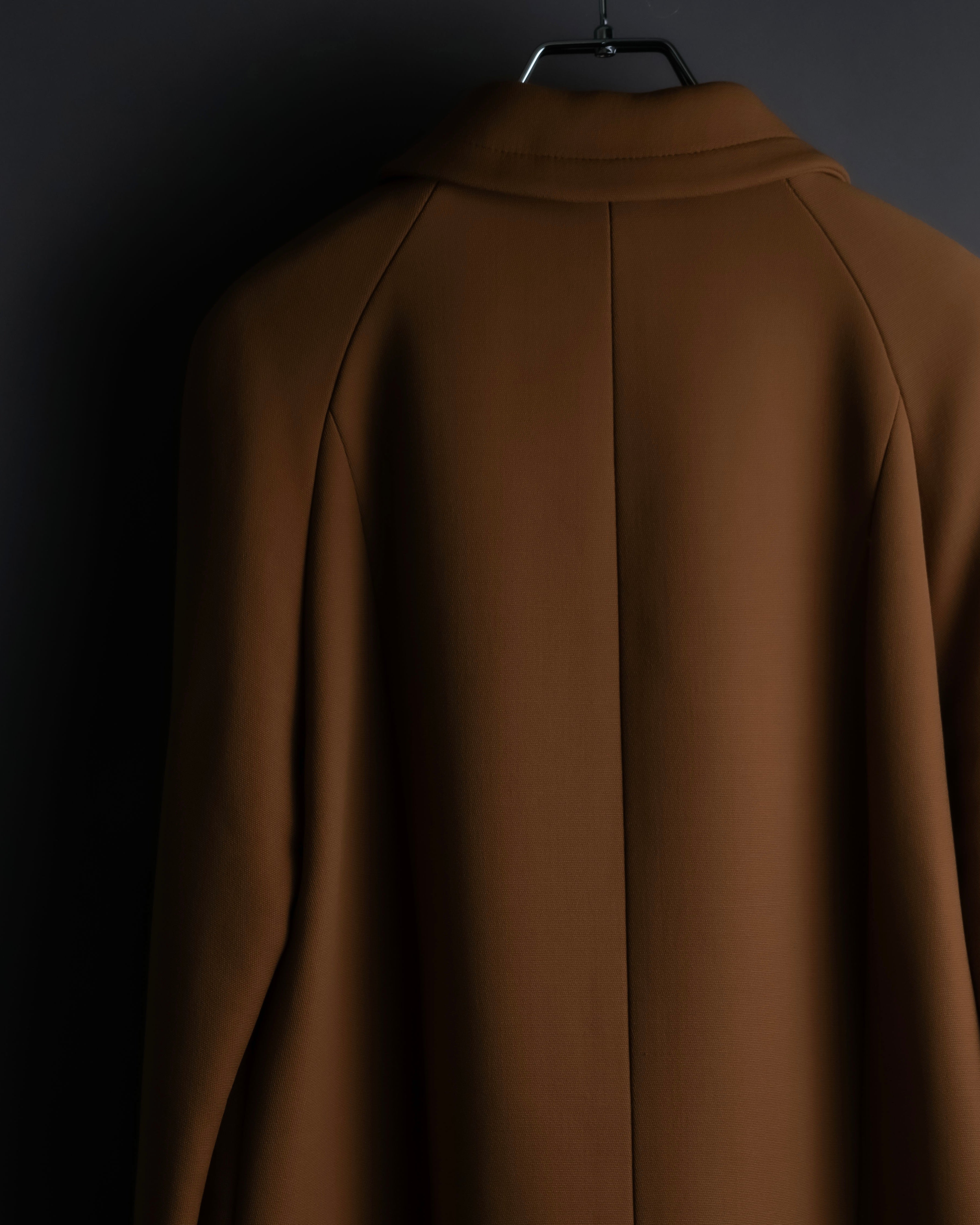 “LOEWE” beautiful cut raglan sleeve Lana wool 100% coat