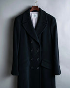 Vintage cashmere blend super long coat