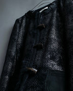 "PRADA" sheep fur wool duffel jacket