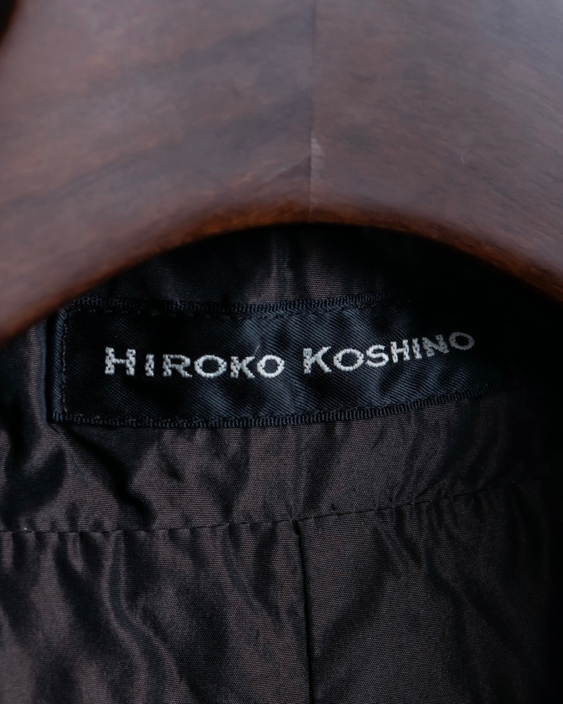 "Hiroko Koshino" fur x leather combination vest