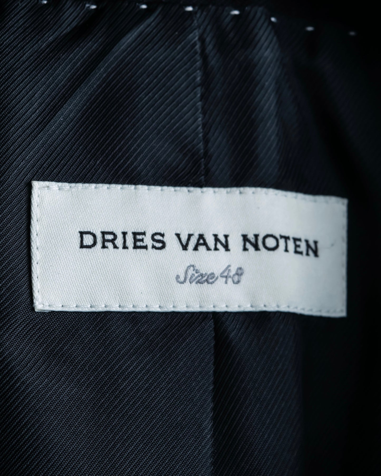 “DRIES VAN NOTTEN 22SS” oversized single-breasted tailored jacket