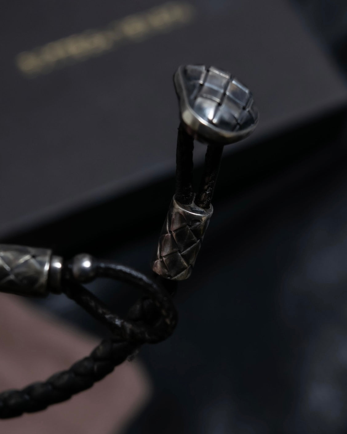 "BOTTEGA VENETA" Leather braided bangle
