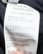 "Yohji Yamamoto" double zip asymmetric skirt