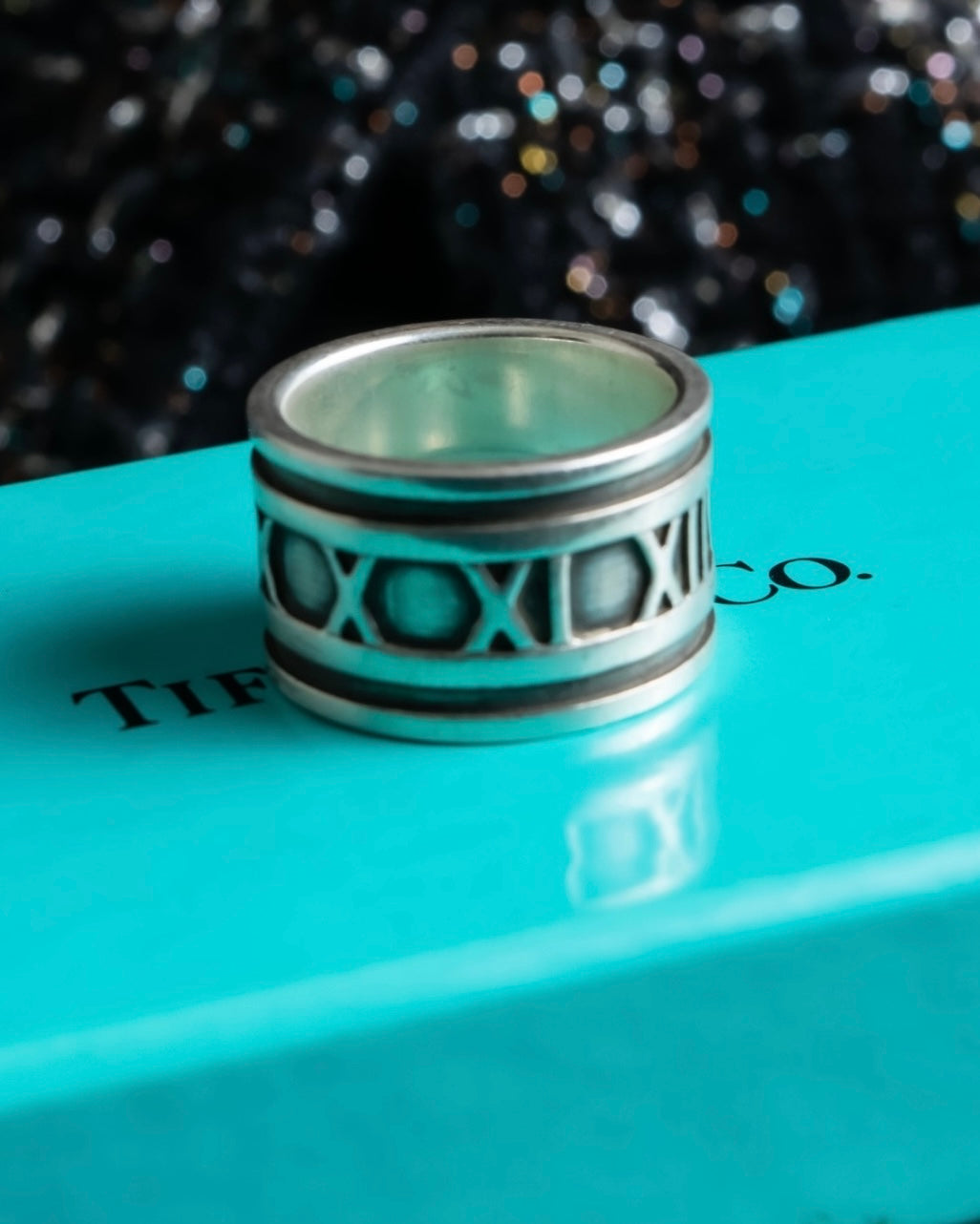 "Tiffany&Co. Perfect condition Atlas ring