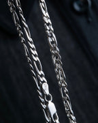 "Cartier" 925 silver logo motif necklace
