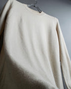 "MM6" Arm fringe design knit dress