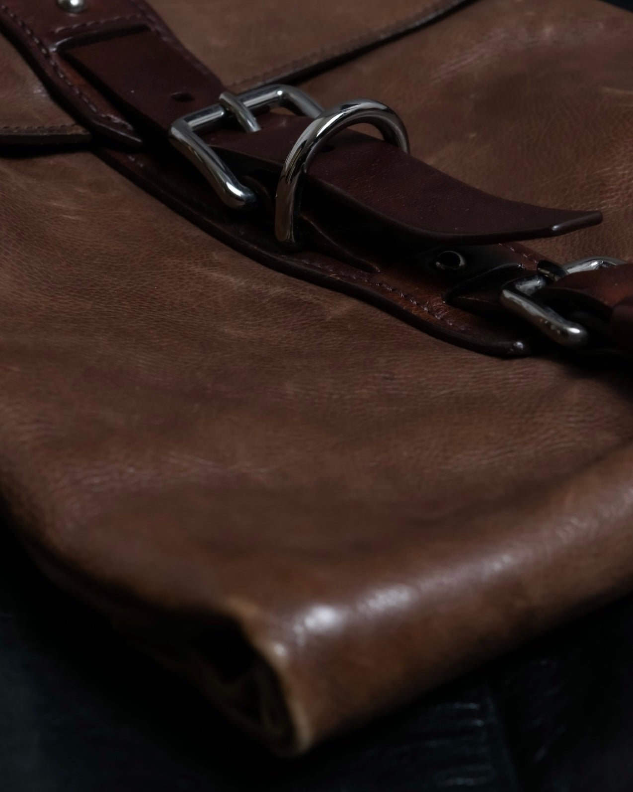 "PRADA" Real leather wrapped bag