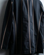 "ISSEY MIYAKE" Beautiful line sheer tailored jacket