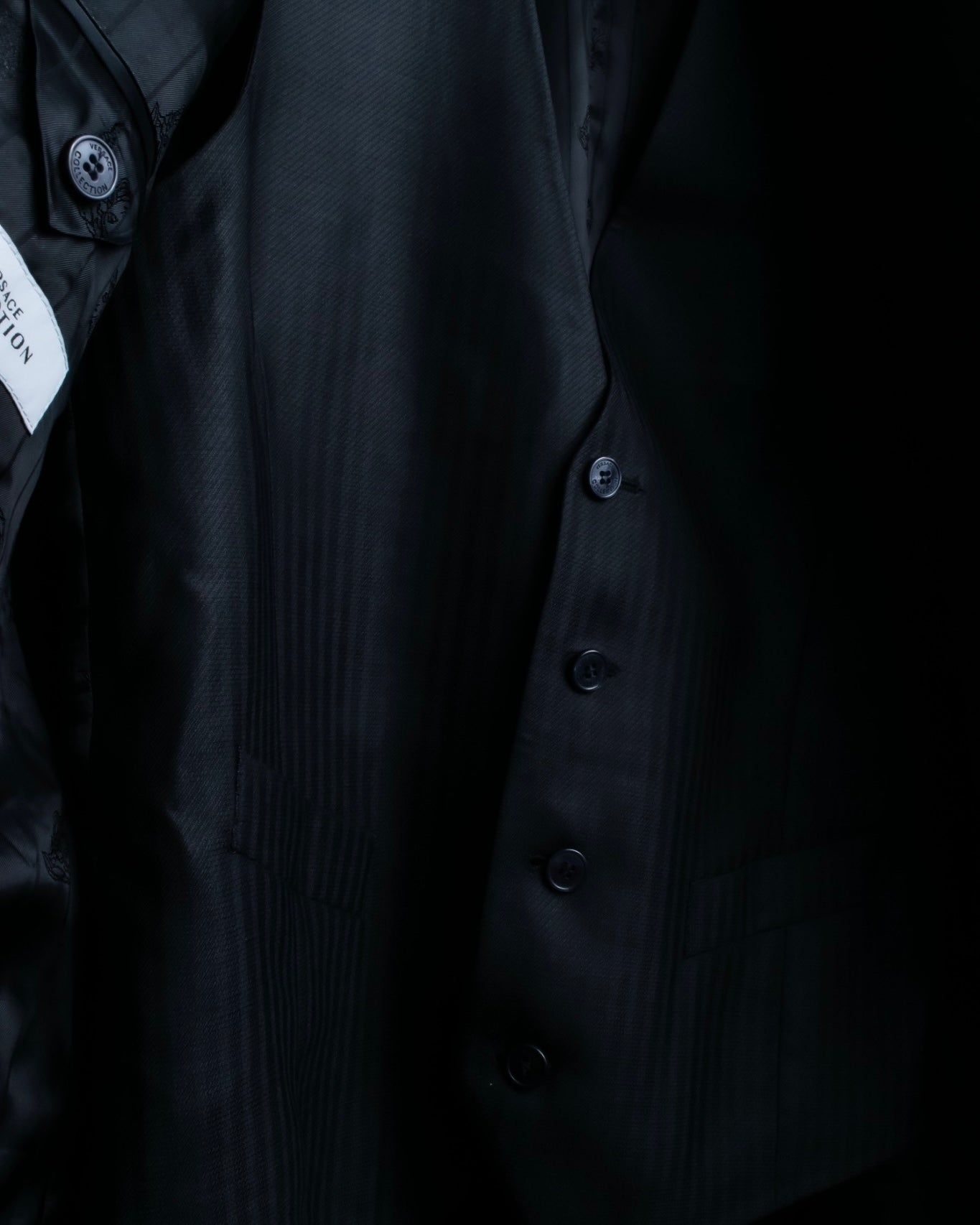 "Versace Collection" Mint condition striped three-piece