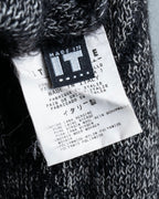 "VERSUS" Mohair blend lana wool high neck design knit