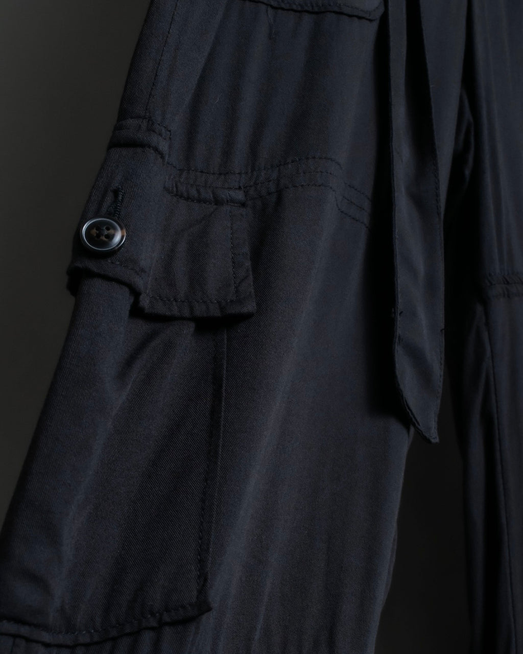 100% rayon thick cargo pants