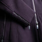 "GIANFRANCO FERRE white" riders design double zip coat