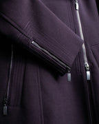 "GIANFRANCO FERRE white" riders design double zip coat