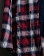 “John UNDERCOVER” gown designed check long hoodie