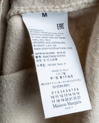 "MM6" Arm fringe design knit dress