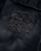 "LOEWE" embroidered leather gloves