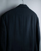 "VERSACE classic" power shoulder stripe tailored jacket setup