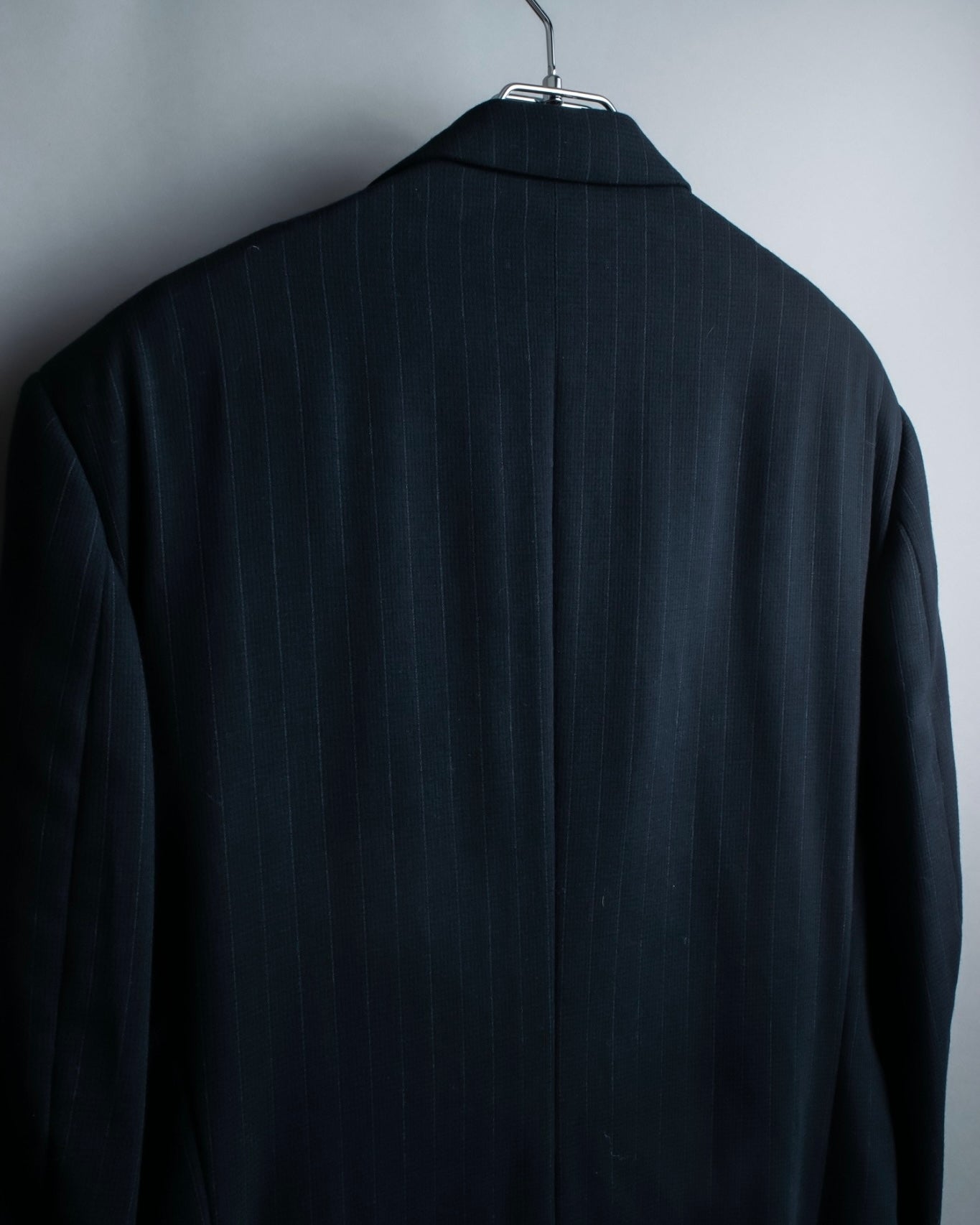 "VERSACE classic" power shoulder stripe tailored jacket setup