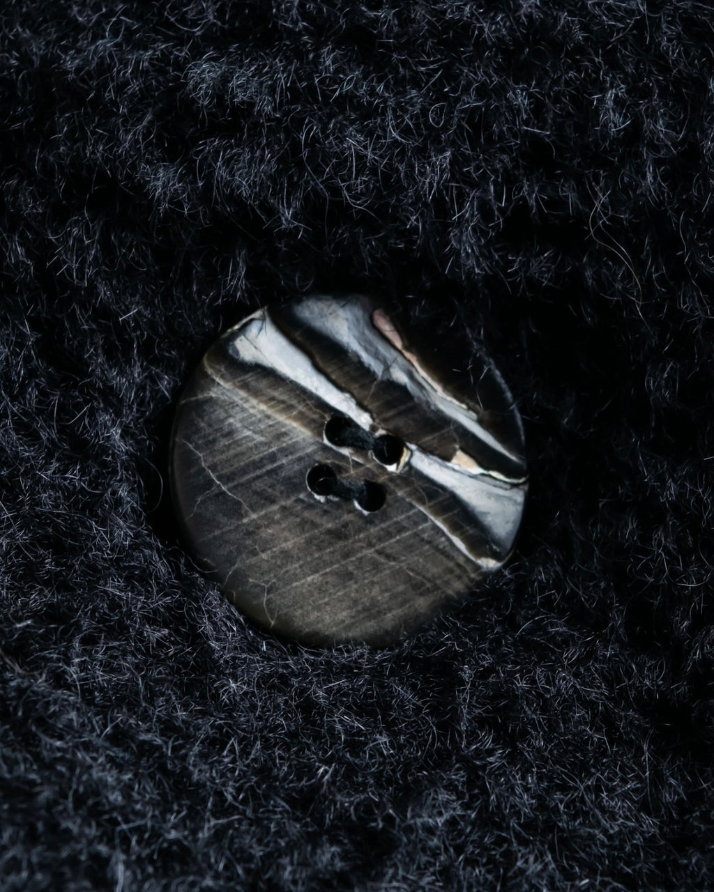 "Y's for living" Alpaca big collar airy coat