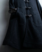 "EMPORIO ARMANI" Leather patches beautiful duffel coat