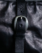 "YSL" Leather belt detail shoulder bag