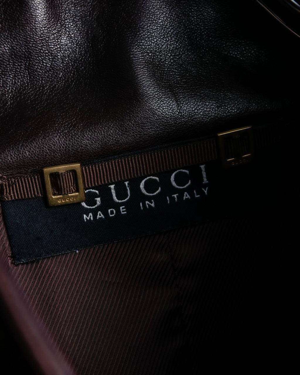 “GUCCI” Beautiful genuine sheep leather jacket