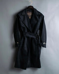 "Louis Vuitton" Peak lapel cotton coat