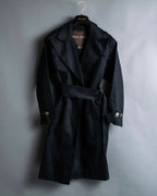 "Louis Vuitton" Peak lapel cotton coat
