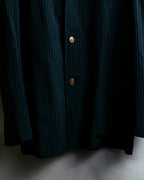 "Paul Smith London" Stitch design stripe compact lapel single tailored jacket