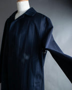 "MACKINTOSH" super oversized striped coat