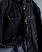 "DIESEL" Double zip gimmick jacket