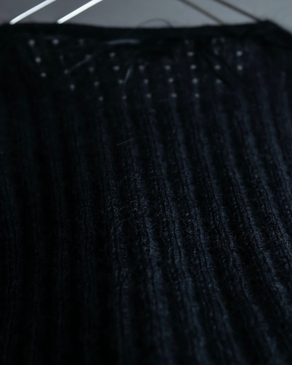 "FENDI" Hair fringe sheer combination summer knit