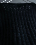 "FENDI" Hair fringe sheer combination summer knit