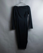 “Antonio Berardi” beautifully shaped U-neck dress