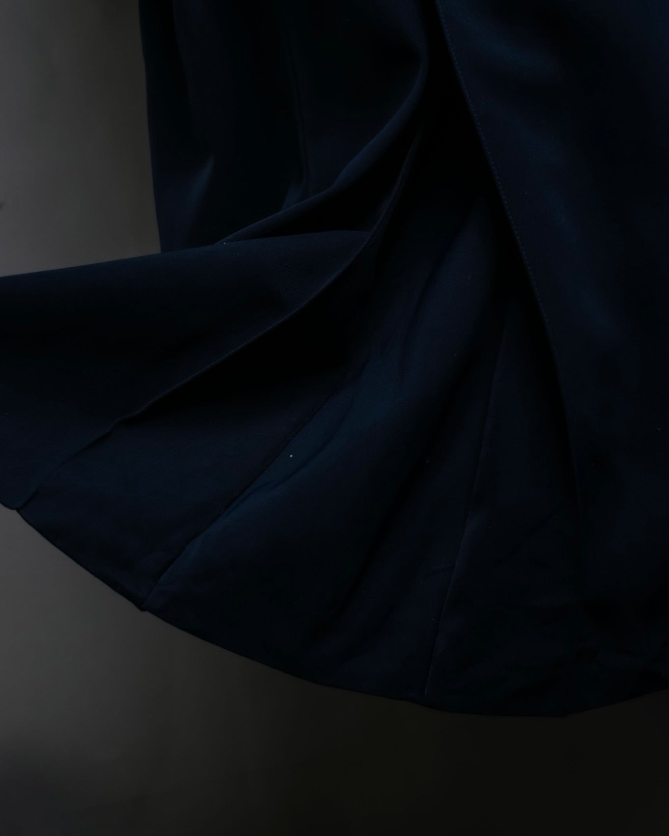 Vintage super long dark blue trench coat