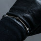 "GUCCI" Horsebit Leather×cashmere Gloves