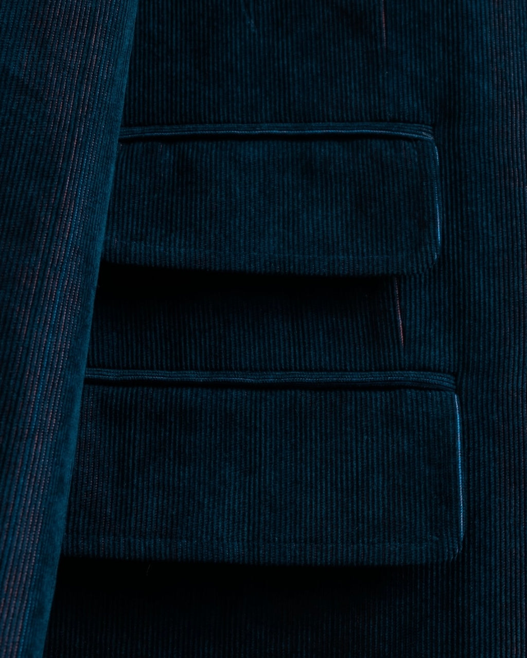 XL Vintage iridescent corduroy tailored jacket