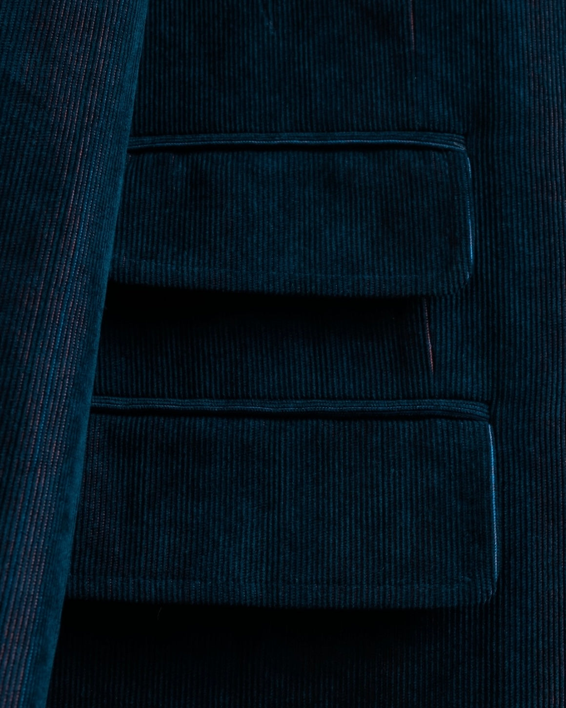 XL Vintage iridescent corduroy tailored jacket