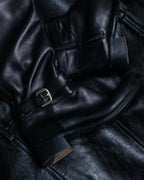 "PRADA" engineered leather boots
