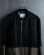 “Philiip Lim” Switched botanical pattern drivers jacket