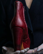 "Maison Martin Margiela (AW 2014)" Cowhide grunge heel boots