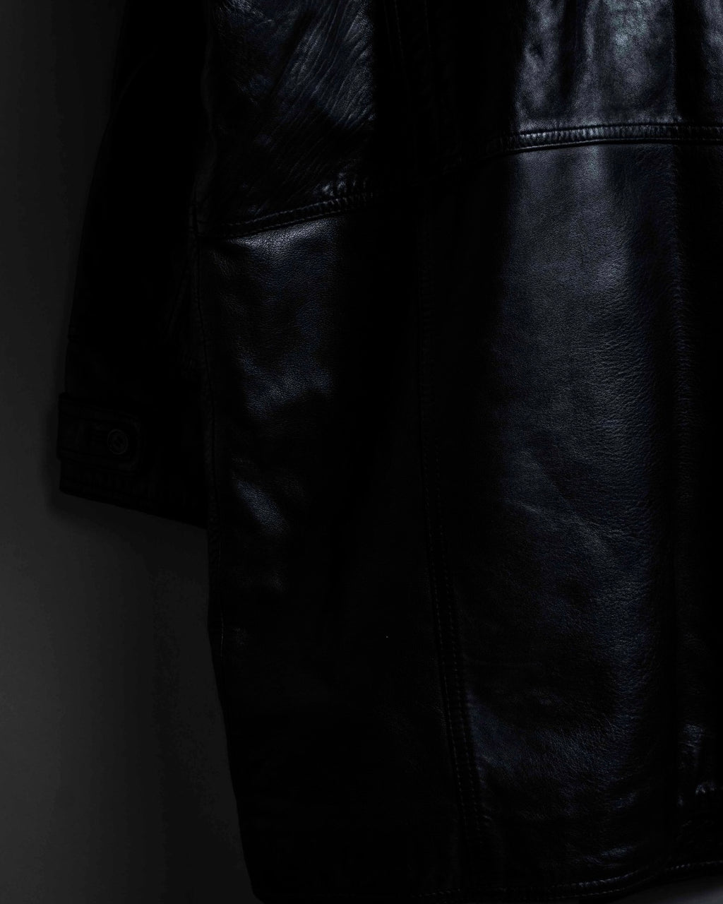 3XL Oversilhouette Faux Fur Leather Coat