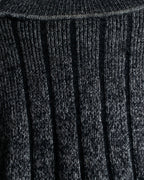 "VERSUS" Mohair blend lana wool high neck design knit