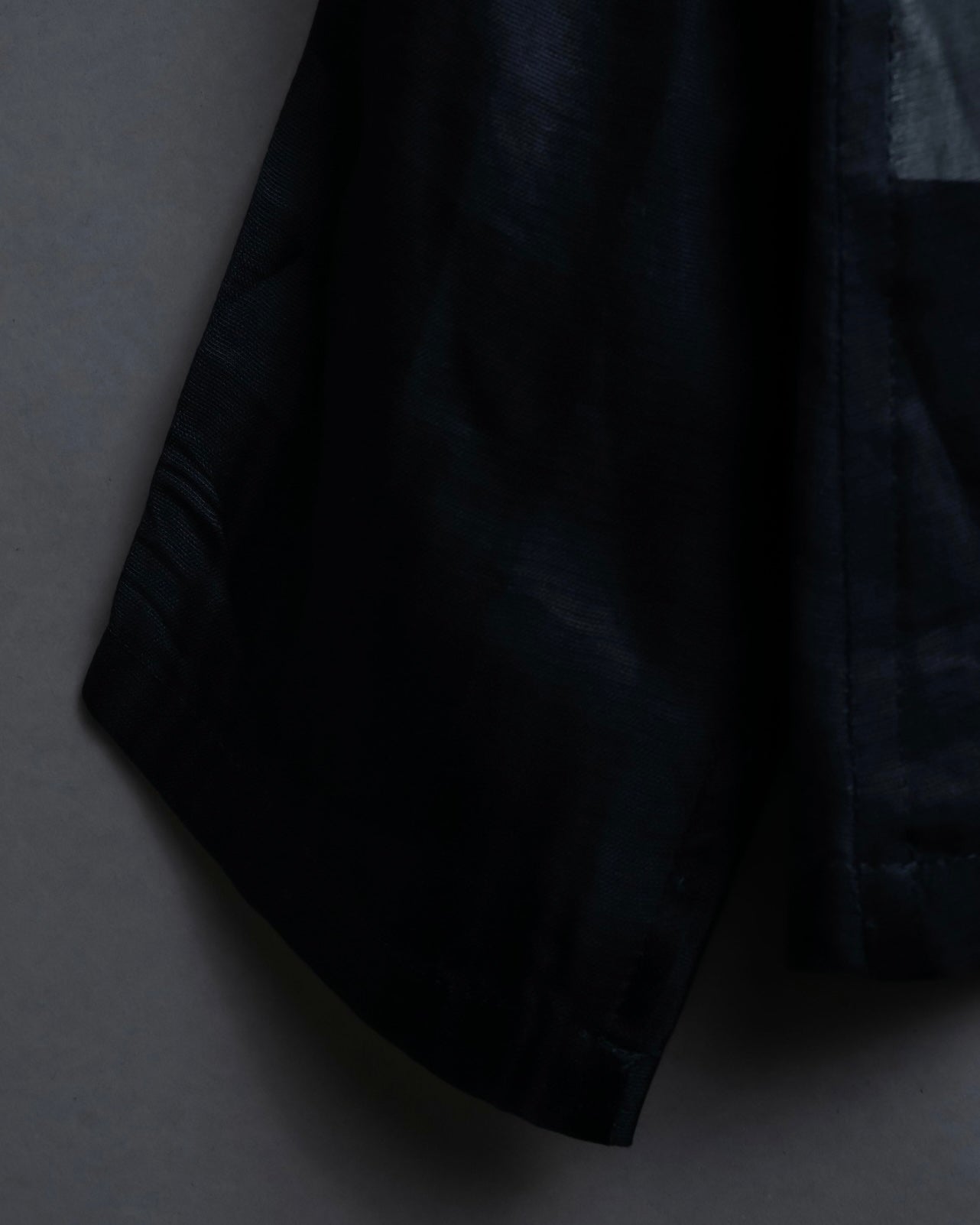 "BALENCIAGA" Silk sheer box designed shirt