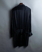 "BALENCIAGA" Trench design silk dress