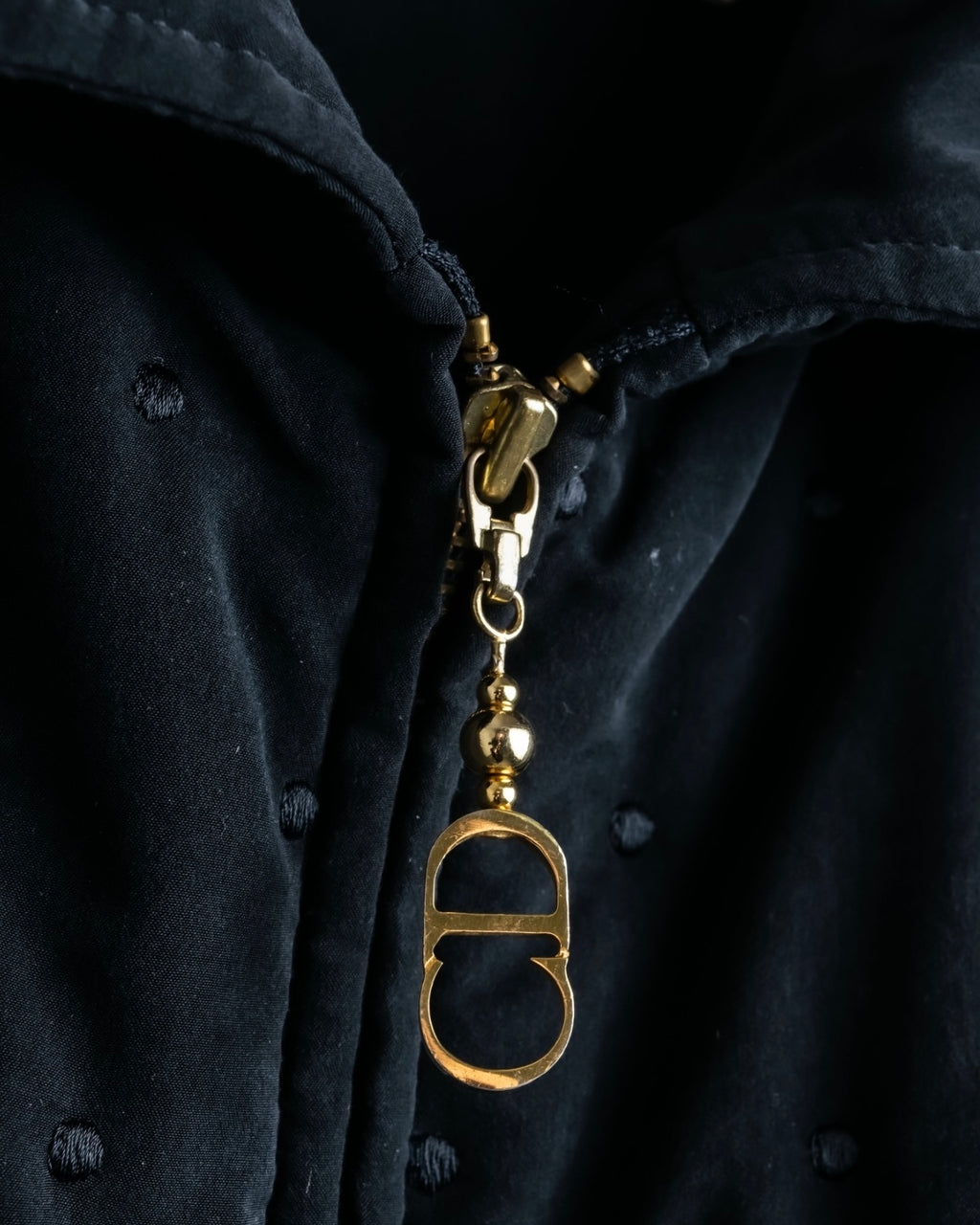 "Christian Dior" point design fluffy jacket