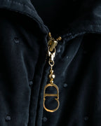 "Christian Dior" point design fluffy jacket